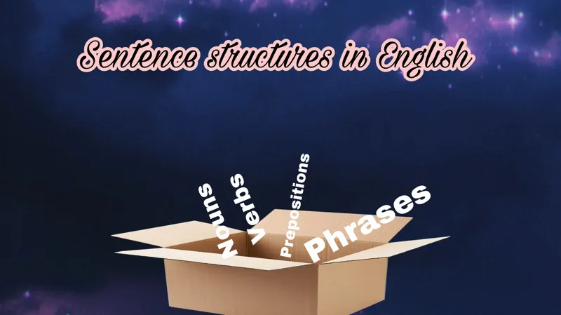 Sentence structures in English